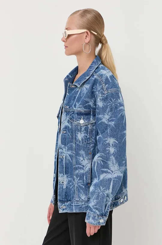 modra Jeans jakna Guess Ženski