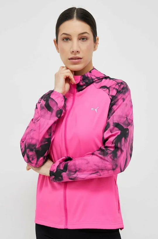 ροζ Αντιανεμικό Puma Favourite Γυναικεία