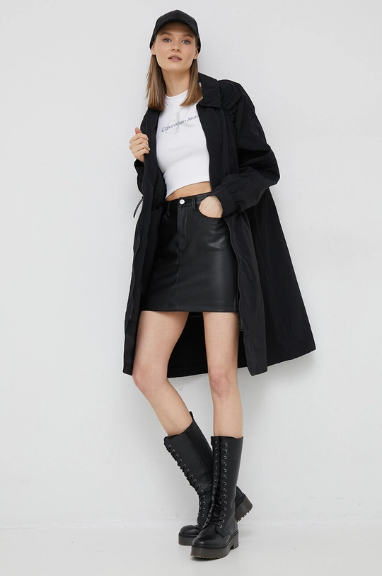 Dkny parka czarny