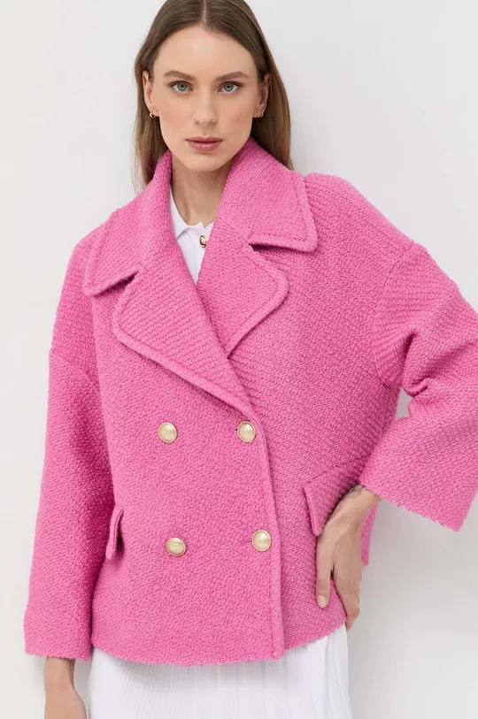 ροζ Μάλλινο μπουφάν Red Valentino Γυναικεία