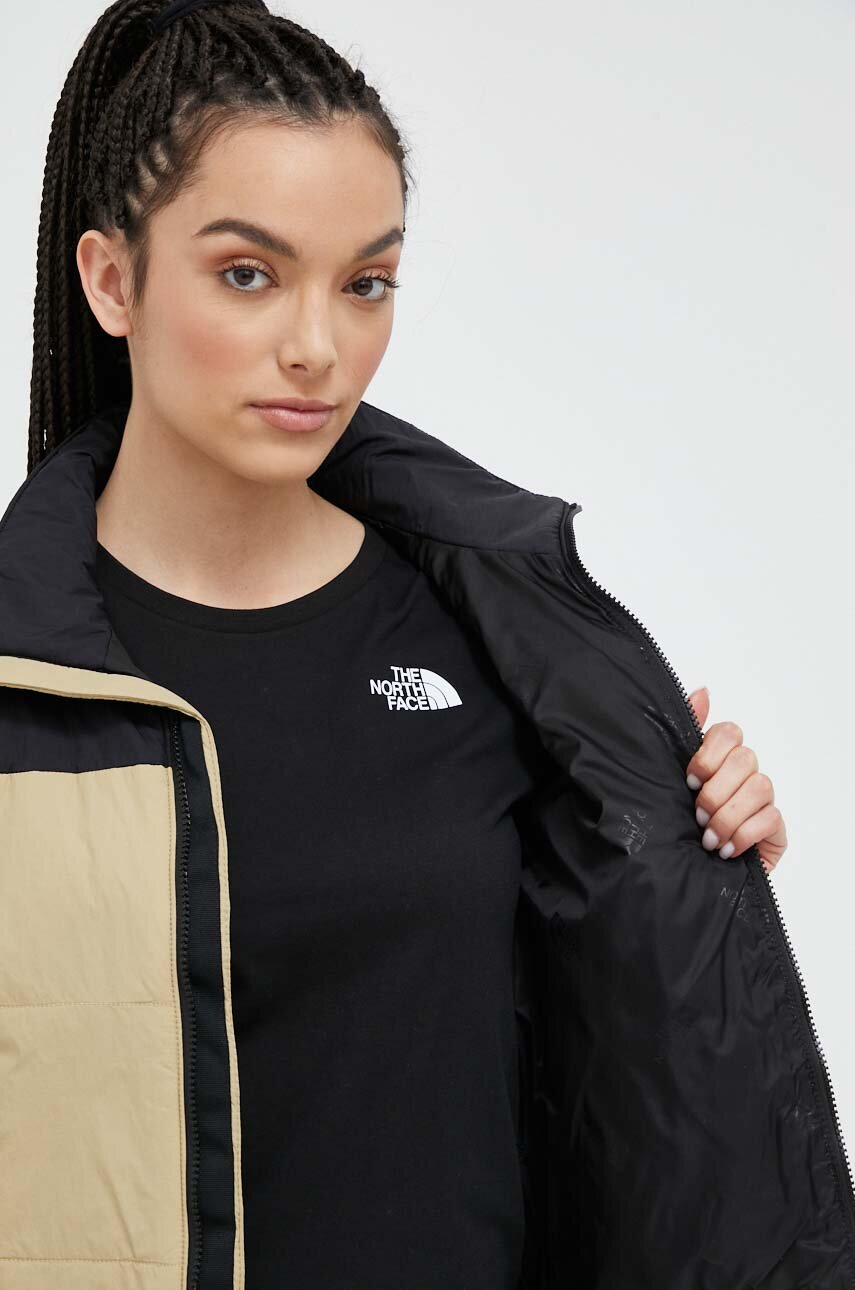 Куртка The North Face жіноча колір бежевий перехідна | ANSWEAR.ua