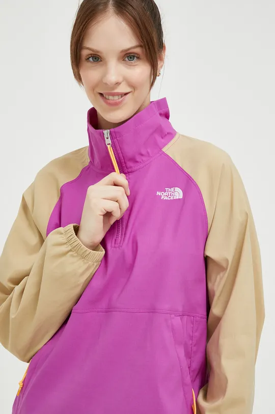 fioletowy The North Face kurtka outdoorowa Class V Pullover