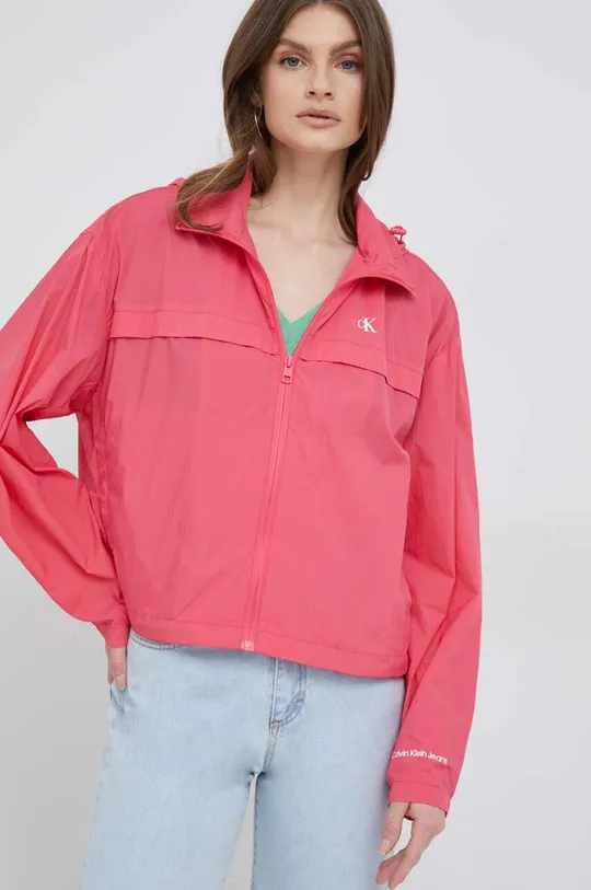 rosa Calvin Klein Jeans giacca antivento Donna
