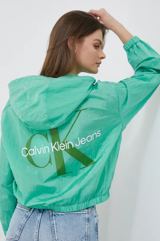 zelena Jakna Calvin Klein Jeans Ženski