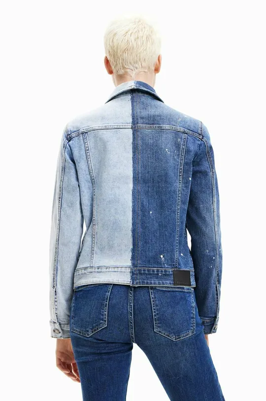 niebieski Desigual kurtka jeansowa