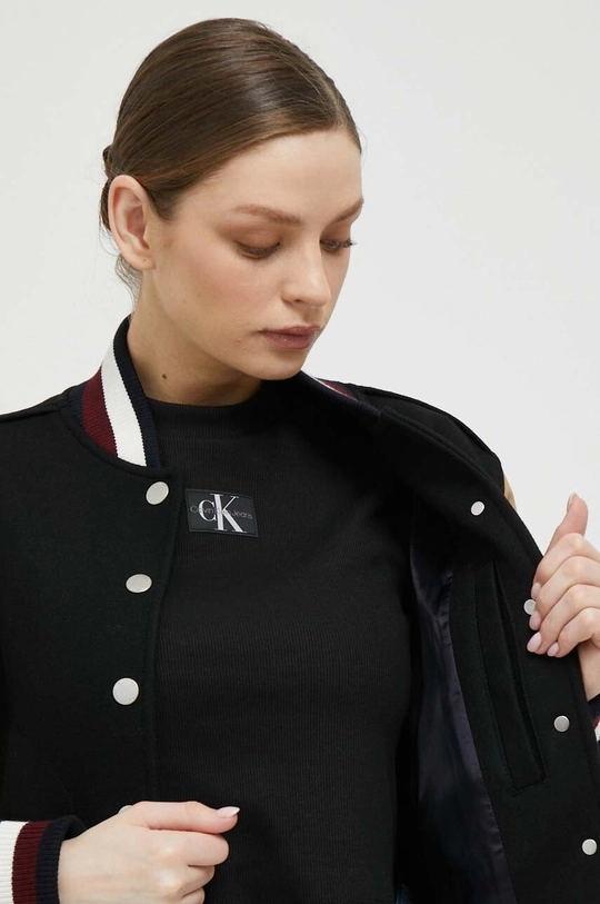 Tommy Hilfiger kurtka bomber wełniana