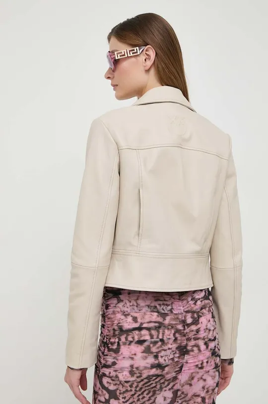 Кожаная куртка Pinko Основной материал: 100% Натуральная кожа Подкладка: 100% Полиэстер