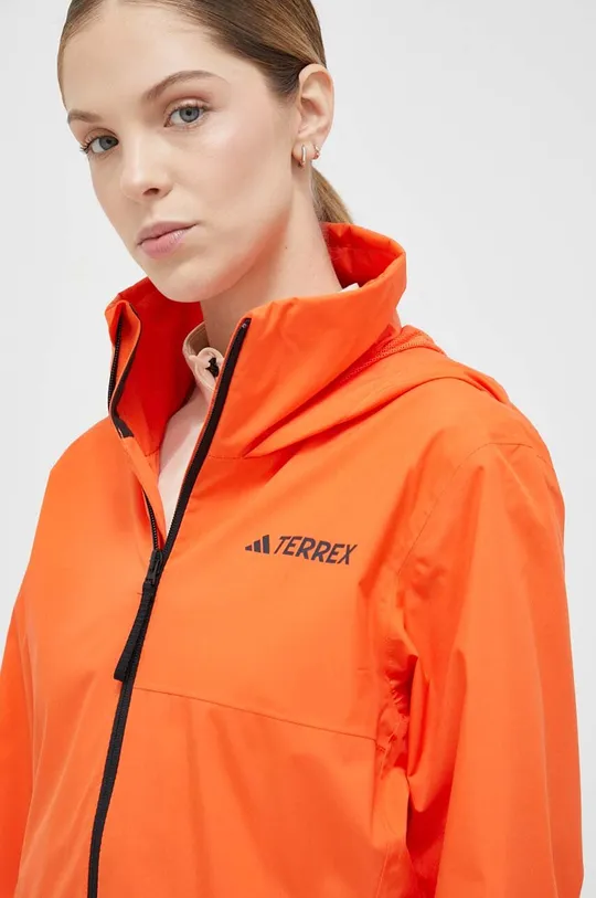 oranžová Turistická bunda adidas TERREX Multi