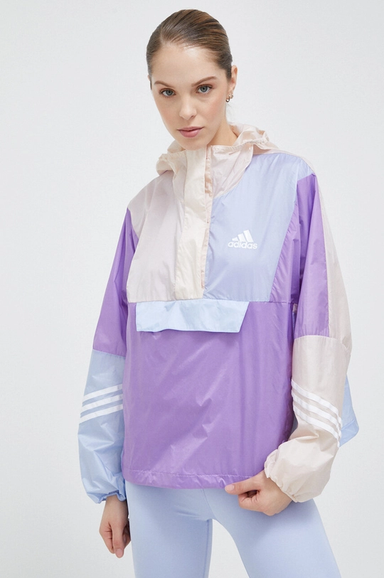 multicolore adidas giacca antivento Donna