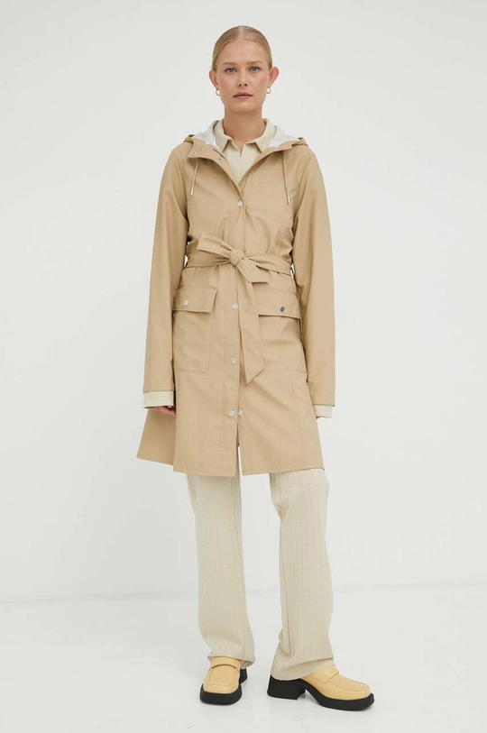 Rains impermeabile 18130 Curve Jacket beige