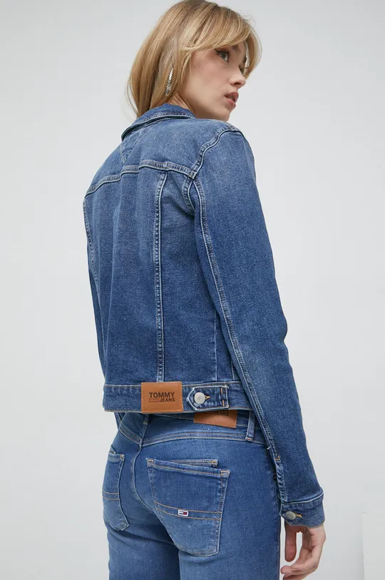 Tommy Jeans kurtka jeansowa 99 % Bawełna, 1 % Elastan