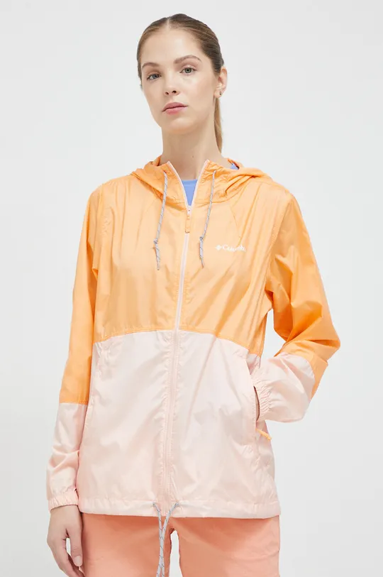arancione Columbia giacca antivento Flash Forward Donna