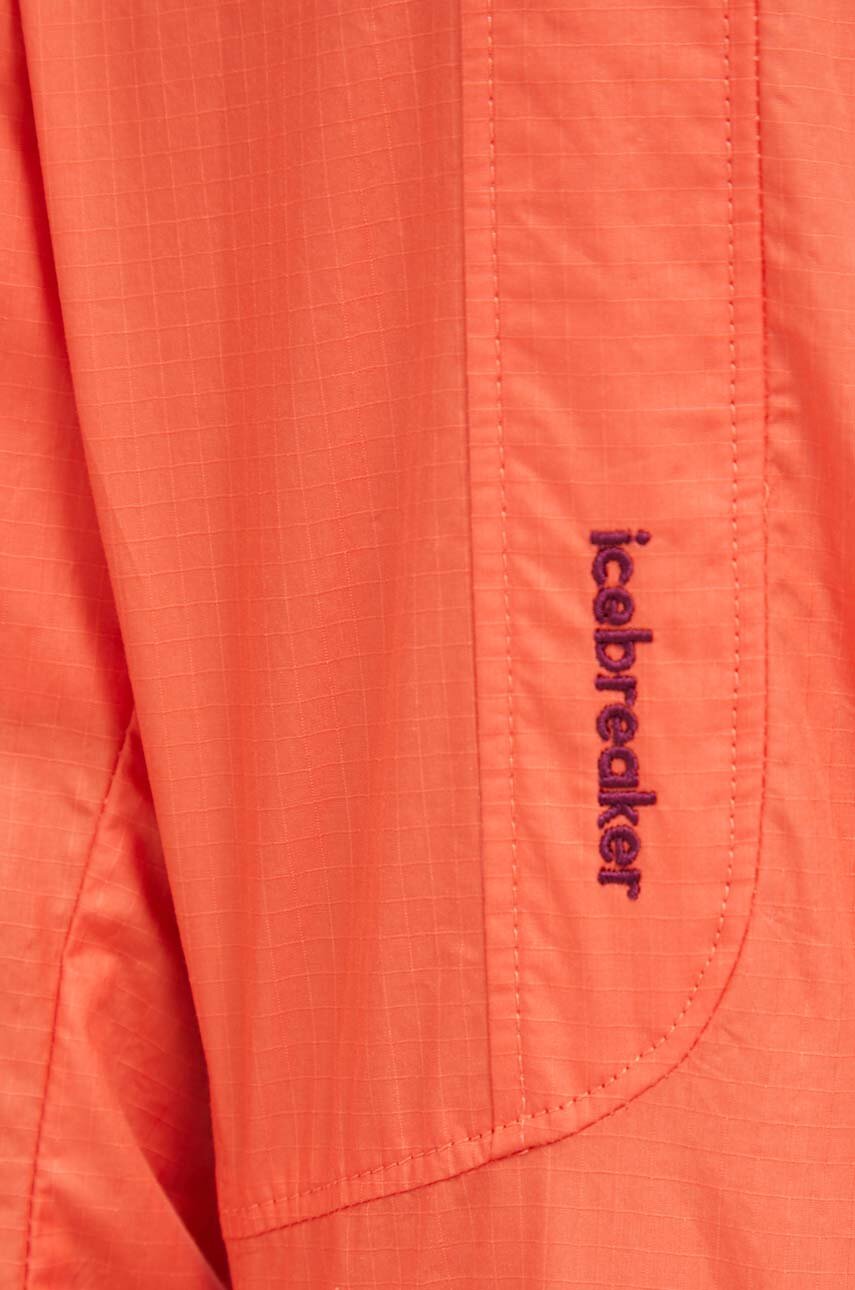 Vetrovka Icebreaker Shell+ oranžová farba | ANSWEAR.sk