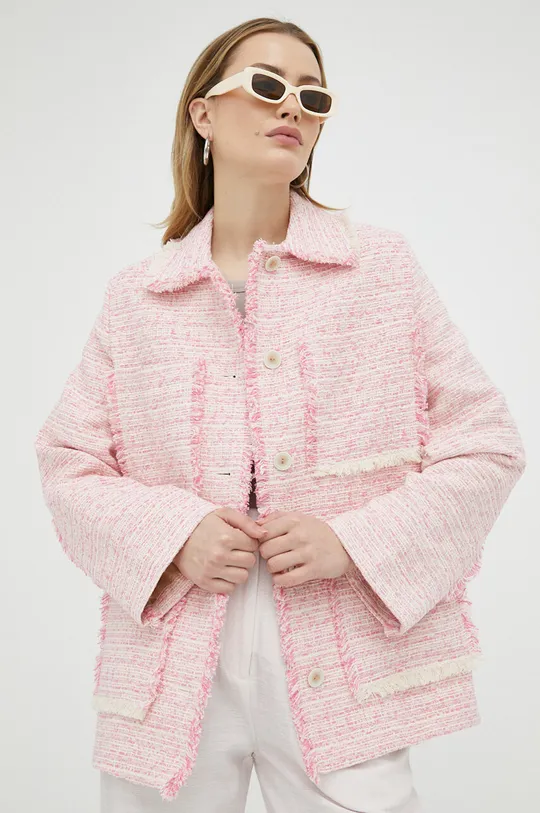 rózsaszín Samsoe Samsoe rövid kabát Női