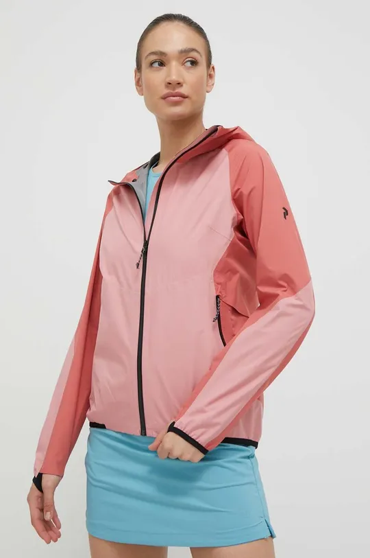 рожевий Куртка outdoor Peak Performance Pac Gore-Tex Жіночий