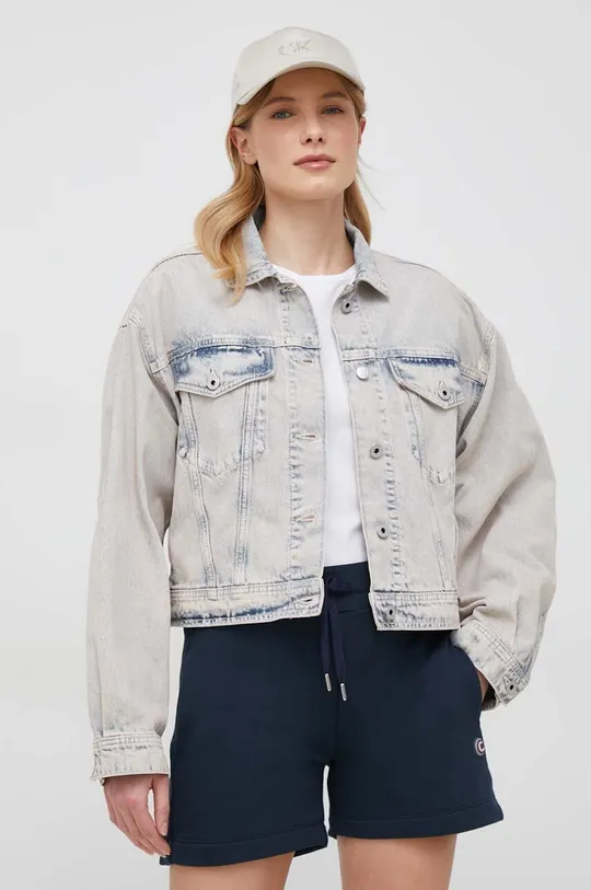 Rifľová bunda Pepe Jeans Turner Rose  Základná látka: 100 % Bavlna Podšívka vrecka: 65 % Polyester, 35 % Bavlna