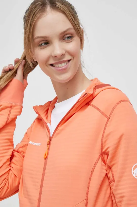 πορτοκαλί Αθλητική μπλούζα Mammut Taiss Light Γυναικεία