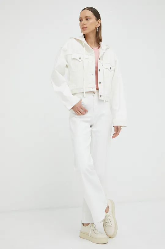 Levi's giacca di jeans bianco