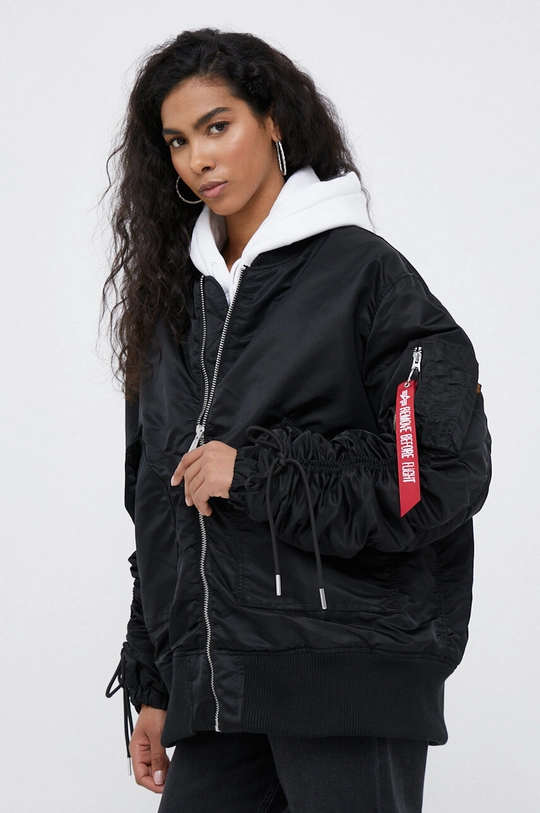 črna Bomber jakna Alpha Industries