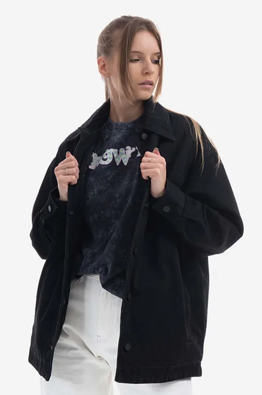 black MCQ denim jacket Denim Overshirt Women’s