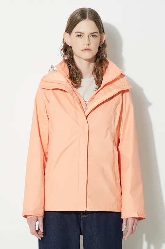 orange Columbia jacket Arcadia II Women’s