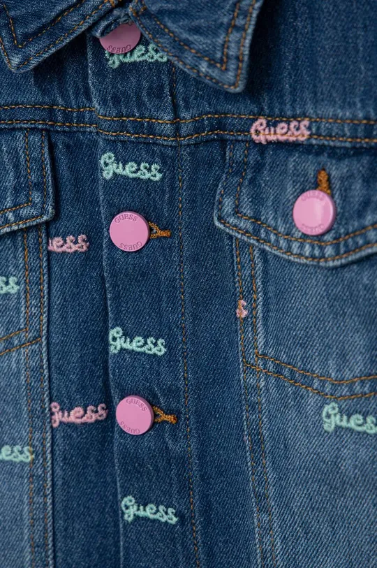 Детская джинсовая куртка Guess  Основной материал: 100% Хлопок Вышивка: 100% Полиэстер