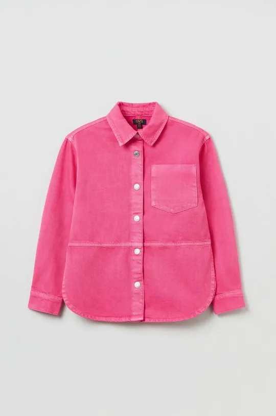ροζ Παιδικό τζιν μπουφάν OVS Για κορίτσια