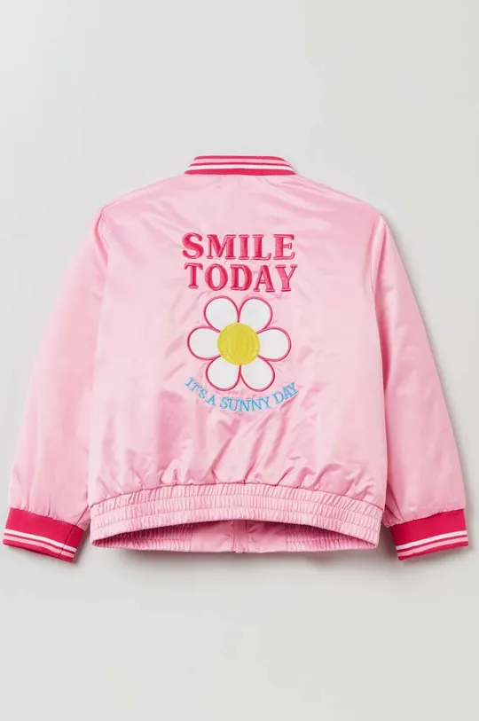 Детская куртка-бомбер OVS розовый