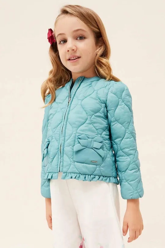 бірюзовий Дитяча куртка Mayoral Для дівчаток