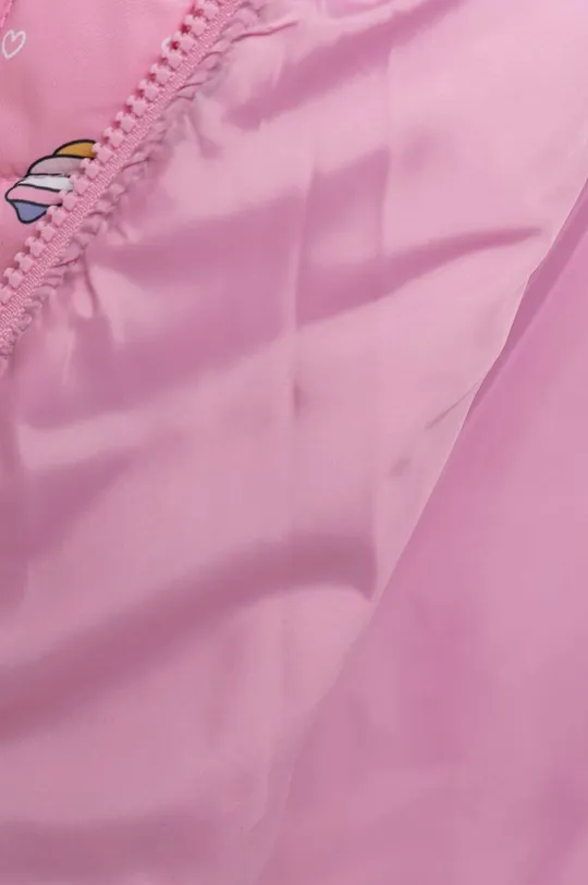 ροζ Παιδικό μπουφάν United Colors of Benetton