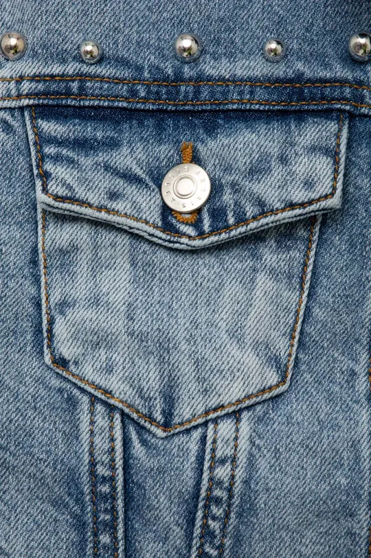 modra Otroška jeans jakna Sisley