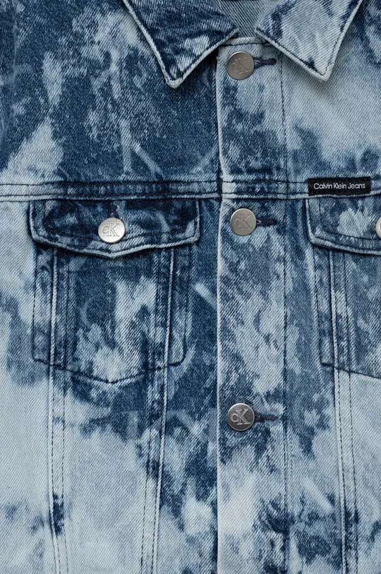 Detská rifľová bunda Calvin Klein Jeans  100 % Bavlna