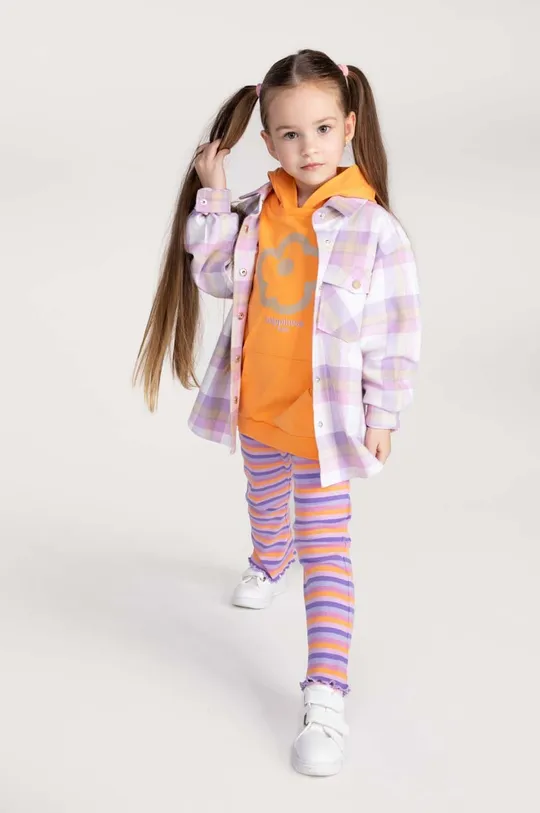 барвистий Дитяча бавовняна сорочка Coccodrillo Для дівчаток