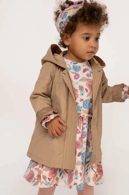 бежевый Куртка для младенцев Coccodrillo Для девочек