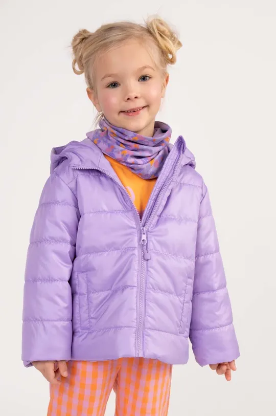 vijolična Otroška jakna Coccodrillo Dekliški