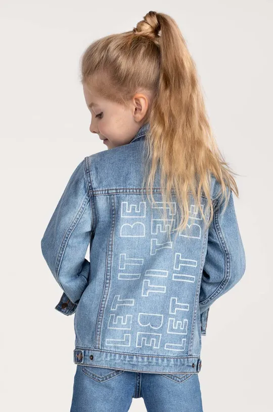 plava Dječja traper jakna Coccodrillo Za djevojčice