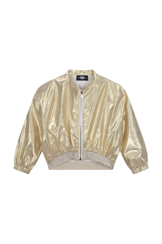 Детская куртка-бомбер Karl Lagerfeld золотой