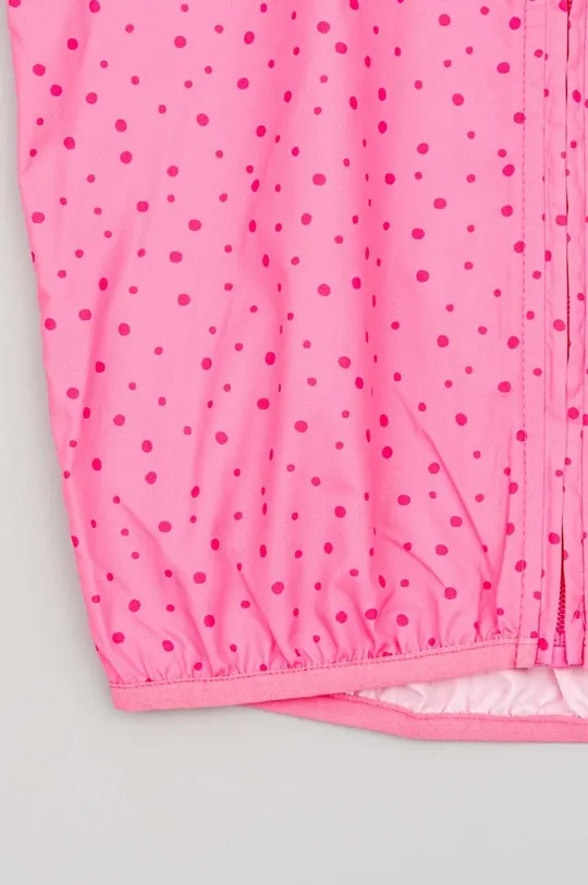 ružová Detská bunda zippy