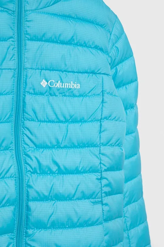 Otroška jakna Columbia Silver Falls Hooded Jacket modra