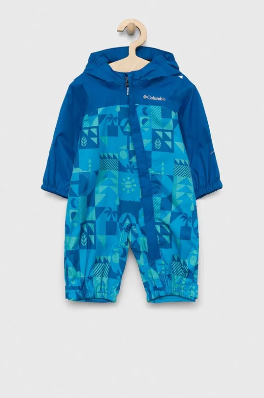 μπλε Ολόσωμη φόρμα μωρού Columbia Critter Jitters II Rain Suit Παιδικά