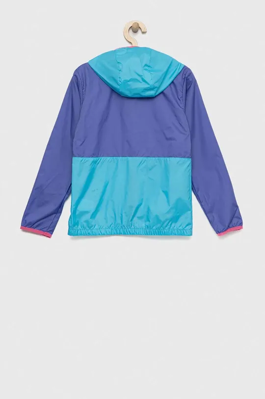 Dječja jakna Columbia Back Bowl Hooded Windbreaker ljubičasta