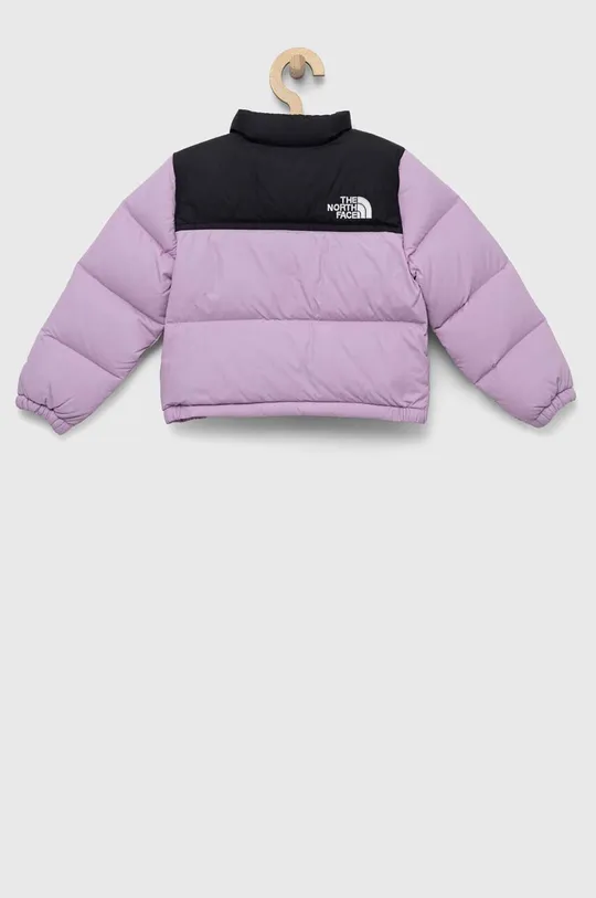Детская пуховая куртка The North Face фиолетовой