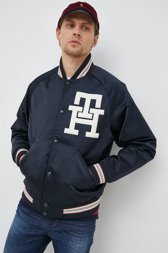 sötétkék Tommy Hilfiger bomber dzseki