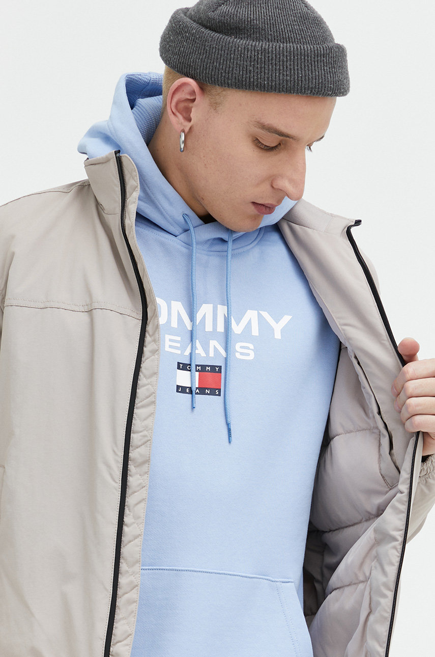 Куртка Tommy Jeans чоловіча колір бежевий перехідна | ANSWEAR.ua