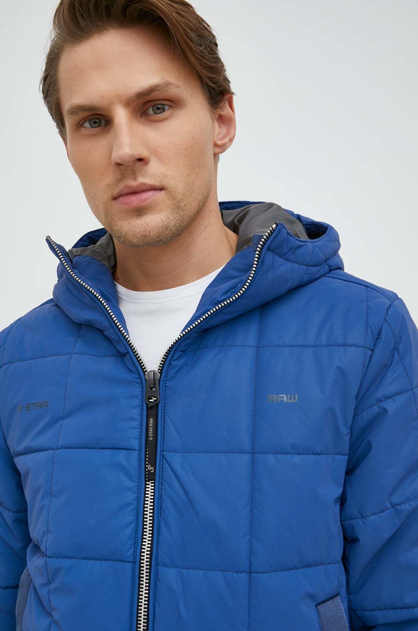 G-Star Raw kurtka męska kolor granatowy przejściowa | Answear.com