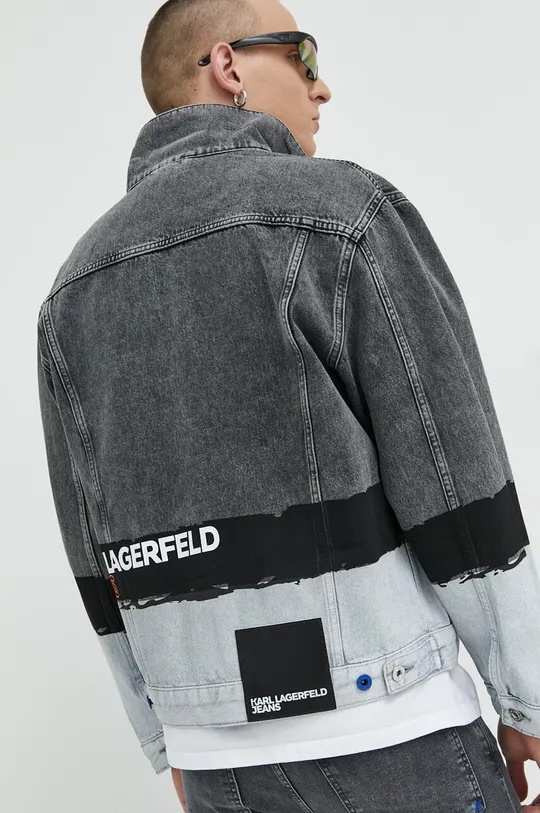 Τζιν μπουφάν Karl Lagerfeld Jeans  100% Βαμβάκι