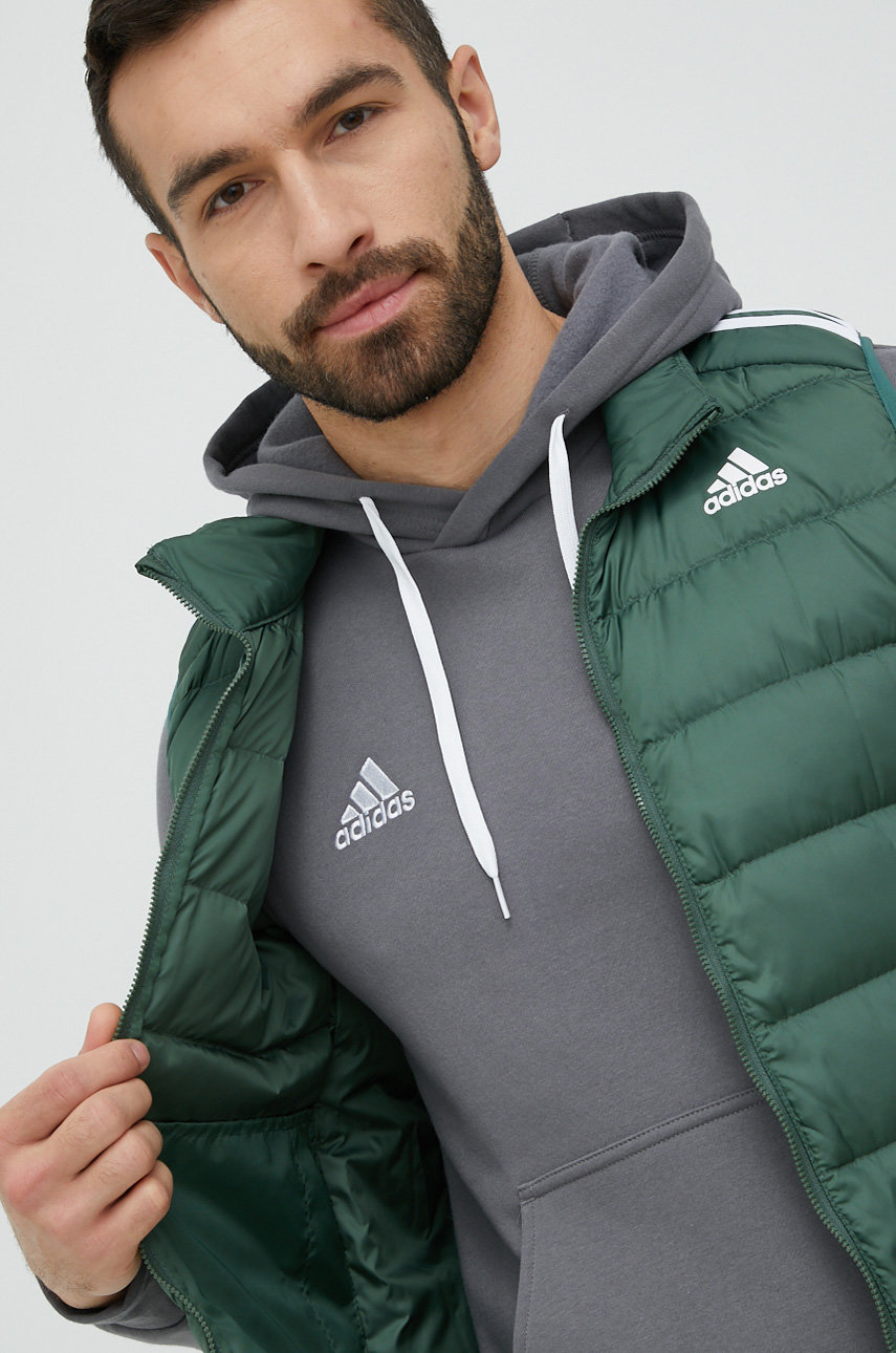 adidas bezrękawnik puchowy męski kolor zielony | Answear.com