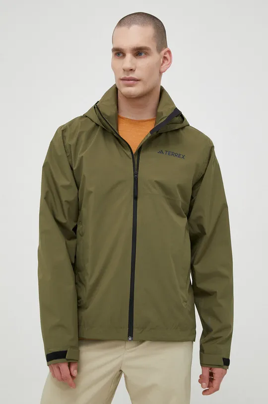 зелёный Куртка outdoor adidas TERREX Multi Мужской