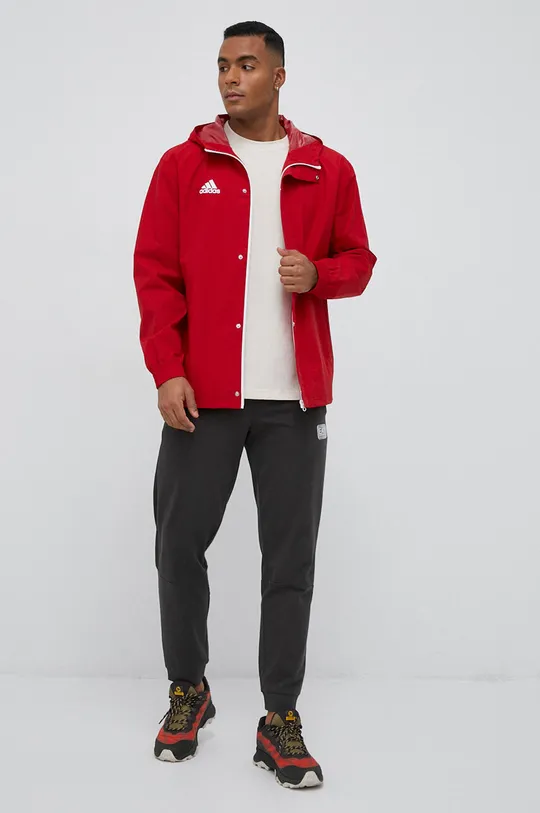 adidas Performance giacca antivento Entrada 22 rosso