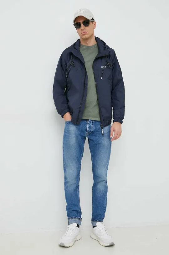 Jakna Pepe Jeans Corbin mornarsko plava